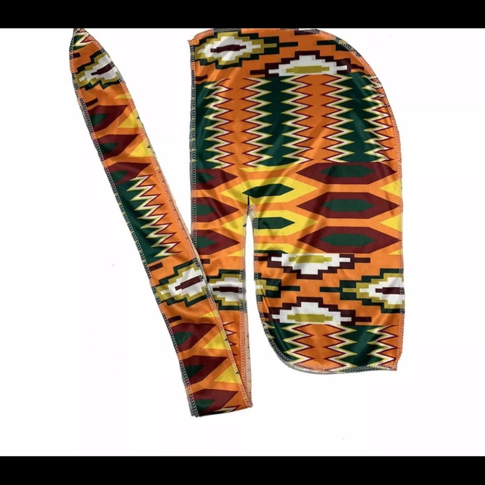 **NEVER WORN** african geometric print durag unisex
